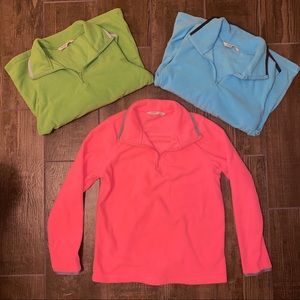 Bundle of 3 Old Navy MockNeck 1/4 Zip Fleece